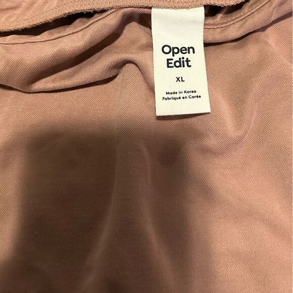 open edit | SIDE RUCHED SKIRT IN TAN MOCHA - Picture 4 of 4